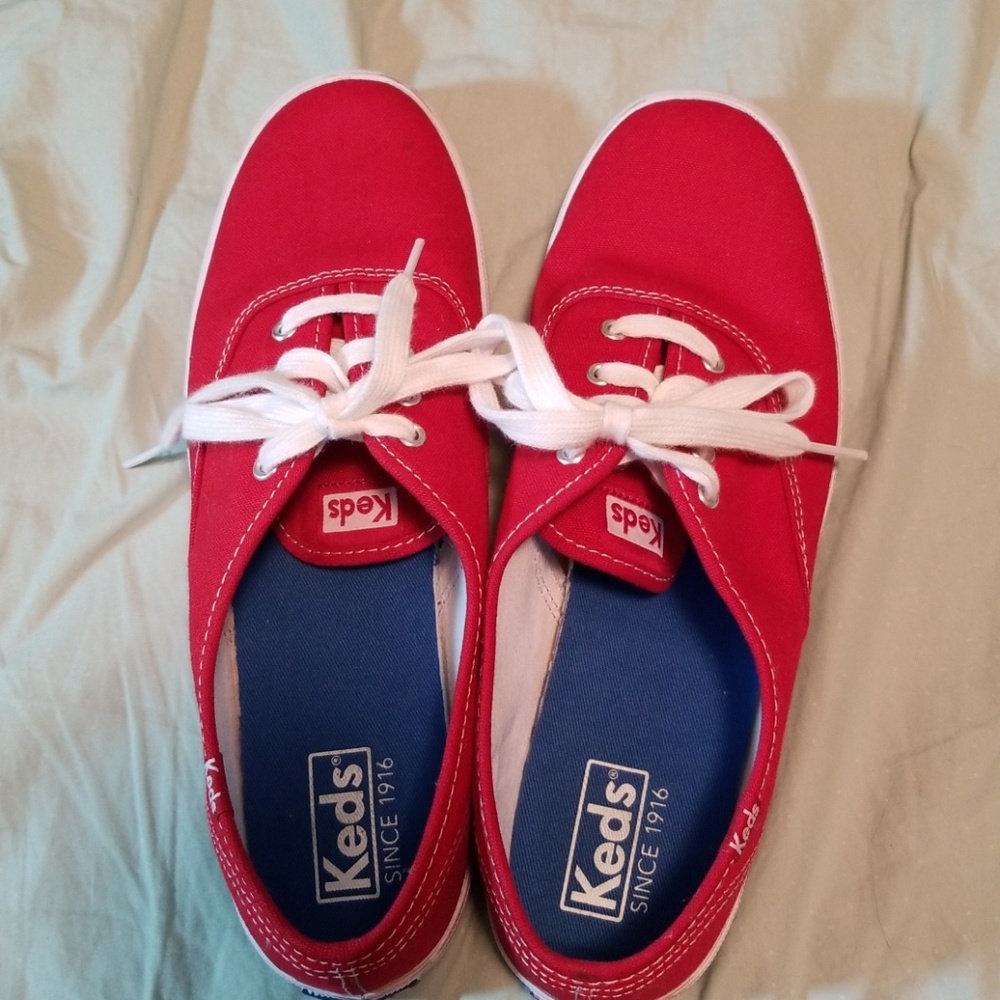 Ladies Red Keds sneakers